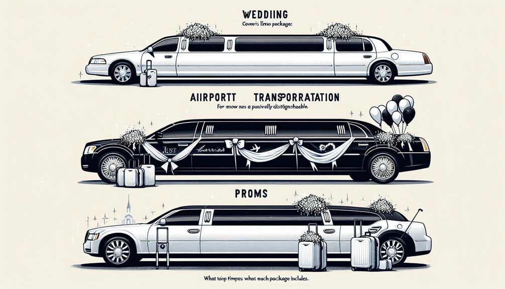 limo rental package options