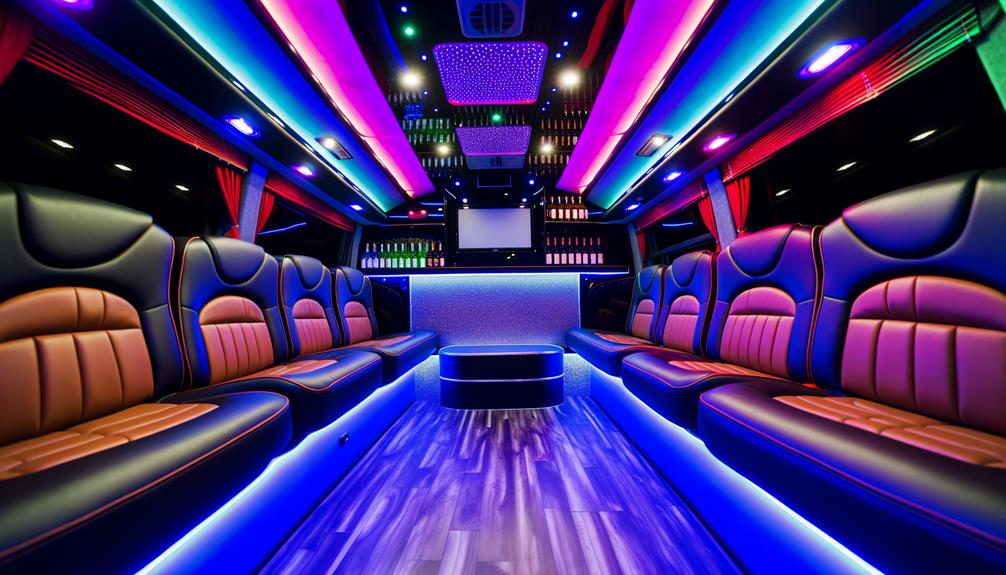 luxury party bus advantages