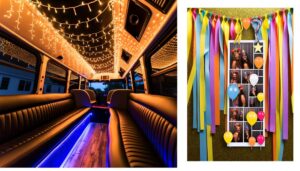 party bus decoration tips