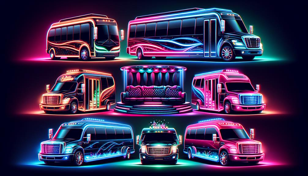 stylish party bus experience